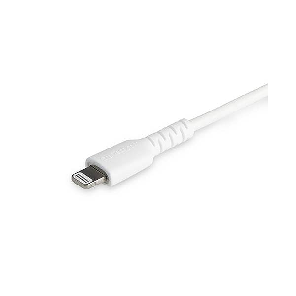 StarTechcom Cable USBC a Lightning Resistente de 1 m  de Color Blanco