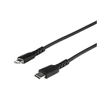 StarTechcom Cable USBC a Lightning Resistente de 1 m  de Color Negro