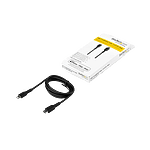 StarTechcom Cable USBC a Lightning Resistente de 1 m  de Color Negro
