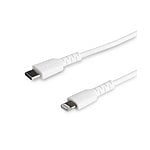 StarTechcom Cable USBC a Lightning Resistente de 2 m  de Color Blanco