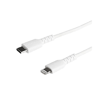 StarTech.com Cable USB-C a Lightning Resistente de 2 m - de Color Blanco