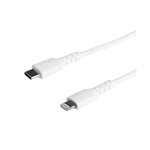 StarTechcom Cable USBC a Lightning Resistente de 2 m  de Color Blanco