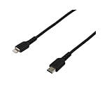 StarTechcom Cable USBC a Lightning Resistente de 2 m  de Color Negro