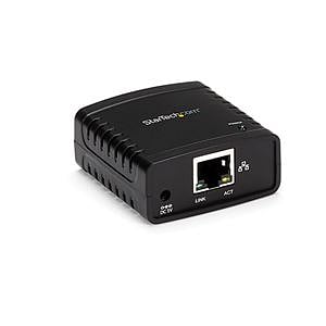 StarTechcom Servidor de Impresión en Red Ethernet 10100 a USB 20 LPR