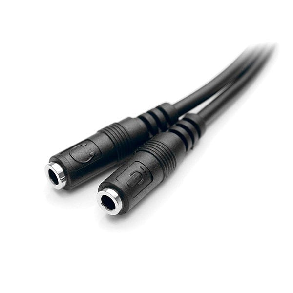 StarTechcom Divisor 1 jack de 35 a 2 jack 35  Adaptador