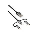 Titulo Trust 3 en 1 Micro USB a USBC 1m  Cable