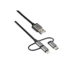 Titulo Trust 3 en 1 Micro USB a USBC 1m  Cable