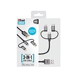 Titulo Trust 3 en 1 Micro USB a USBC 1m  Cable