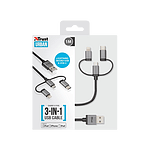 Titulo Trust 3 en 1 Micro USB a USBC 1m  Cable