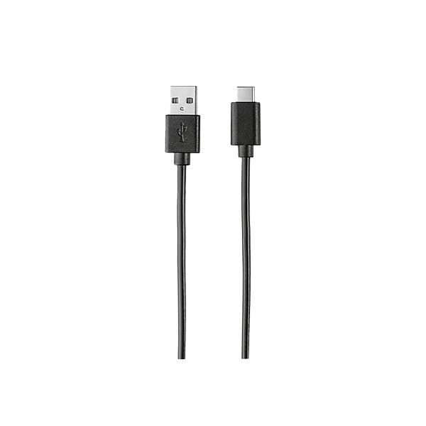 Trust 20445 USB20 Tipo C a A de 1 m Negro  Cable