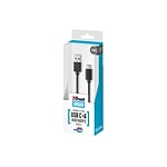 Trust 20445 USB20 Tipo C a A de 1 m Negro  Cable