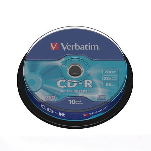 Verbatim  CDR x 10  700 MB eje