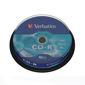 Verbatim  CDR x 10  700 MB eje