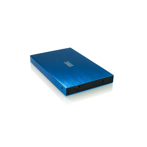 3GO Caja Externa SATA 25 USB 20 Azul  Carcasas
