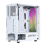 Abysm Danube Kolpa  Caja ATX Cristal Templado Blanca