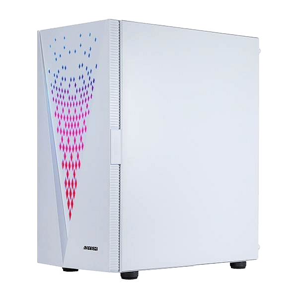 Abysm Danube Kolpa  Caja ATX Cristal Templado Blanca