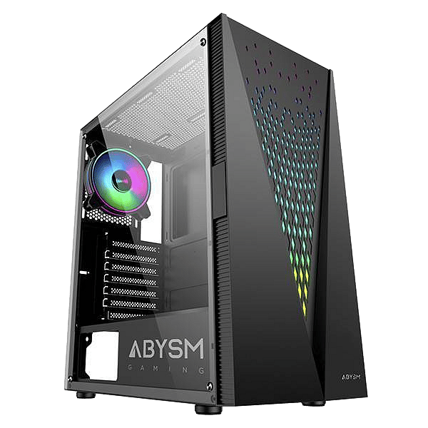 Abysm Danube Kolpa  Caja ATX Cristal Templado Negra