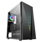 Abysm Danube Kolpa  Caja ATX Cristal Templado Negra
