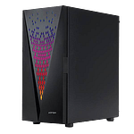Abysm Danube Kolpa  Caja ATX Cristal Templado Negra