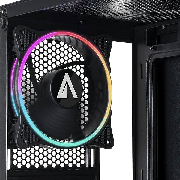 Abysm Danube Kolpa  Caja ATX Cristal Templado Negra