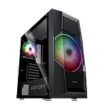 Abysm Danube Hron  Caja ATX Cristal Templado Negra