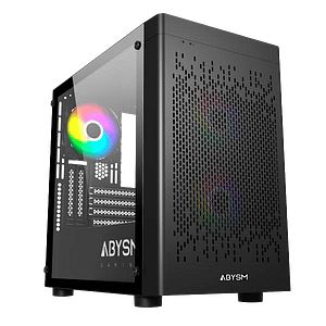 Abysm Danube INVA MX202  Caja Micro ATX Cristal Templado Negra