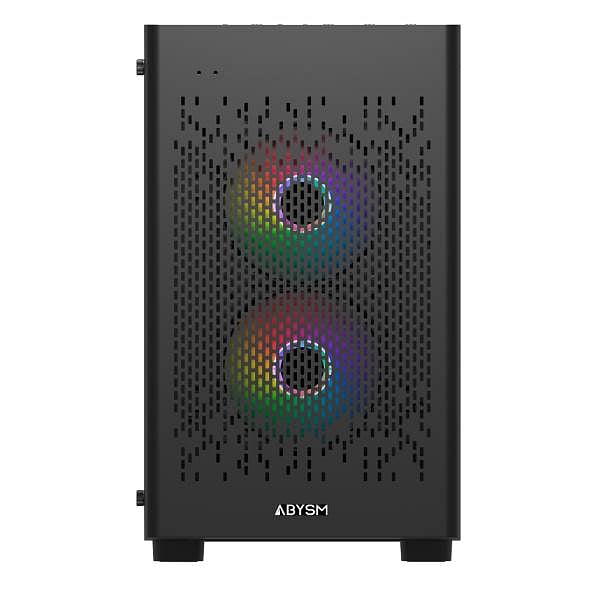 Abysm Danube INVA MX202  Caja Micro ATX Cristal Templado Negra