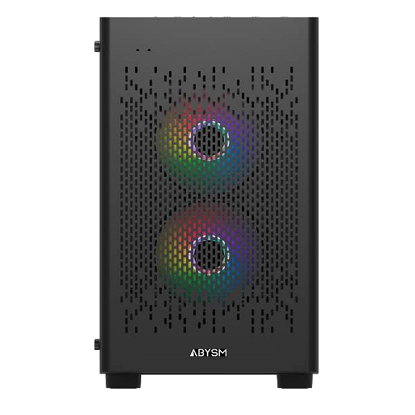 Abysm Danube INVA MX202  Caja Micro ATX Cristal Templado Negra