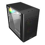 Abysm Danube INVA MX202  Caja Micro ATX Cristal Templado Negra