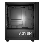 Abysm Danube INVA MX202  Caja Micro ATX Cristal Templado Negra