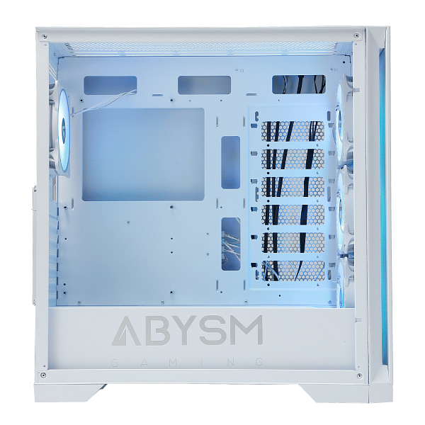 Abysm Danube Mura BX300 ARGB  Caja Cristal Templado Blanca