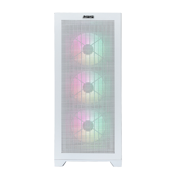 Abysm Danube Mura BX300 ARGB  Caja Cristal Templado Blanca
