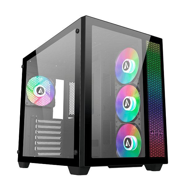 Abysm Danube Sava ARGB  Caja ATX Cristal Templado Negra