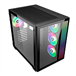 Abysm Danube Sava ARGB  Caja ATX Cristal Templado Negra