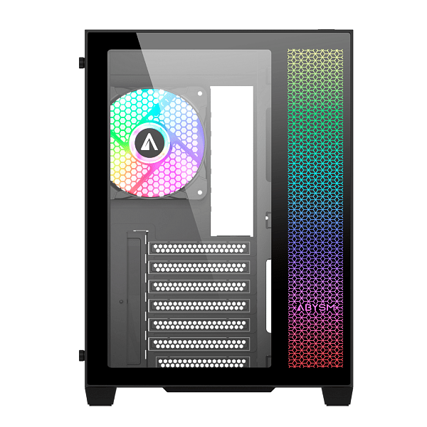 Abysm Danube Sava ARGB  Caja ATX Cristal Templado Negra