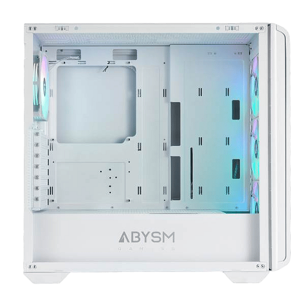 Abysm Danube KAMP BX300 ARGB  Caja ATX Cristal Templado Blanca