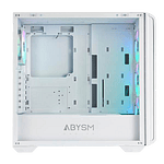 Abysm Danube KAMP BX300 ARGB  Caja ATX Cristal Templado Blanca