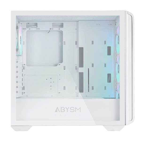Abysm Danube KAMP BX300 ARGB  Caja ATX Cristal Templado Blanca