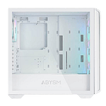 Abysm Danube KAMP BX300 ARGB  Caja ATX Cristal Templado Blanca