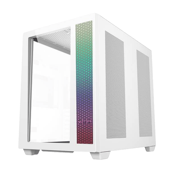 Abysm Danube Sava ARGB  Caja ATX Cristal Templado Blanca