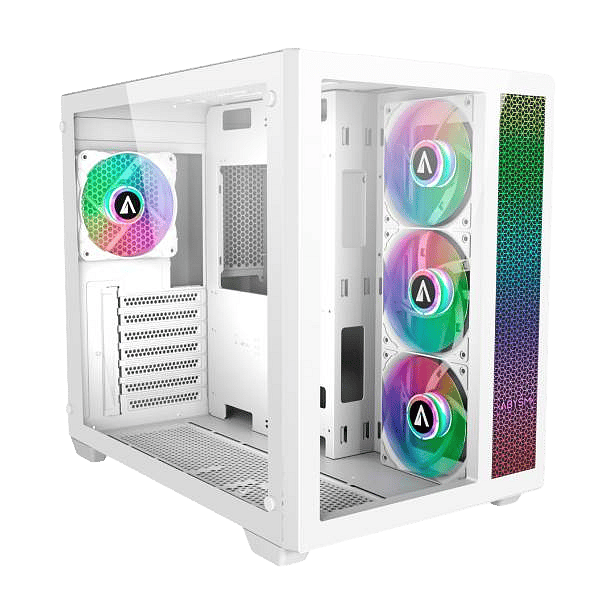 Abysm Danube Sava ARGB  Caja ATX Cristal Templado Blanca