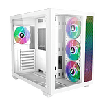Abysm Danube Sava ARGB  Caja ATX Cristal Templado Blanca