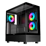 Abysm Danube Sava H400 Prime | Caja ATX Cristal Templado Negra