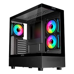 Abysm Danube Sava H400 Prime  Caja ATX Cristal Templado Negra