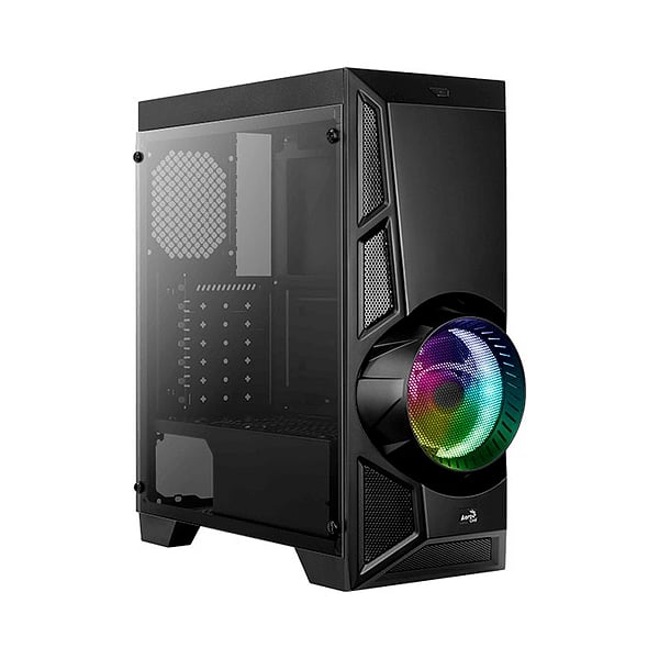 Aerocool AeroEngine RGB Cristal Templado  Caja