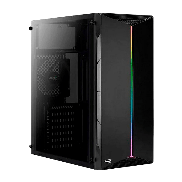 Aerocool Split USB 30 RGB con Ventana Negra  Caja