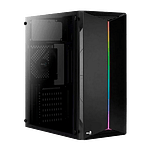 Aerocool Split USB 30 RGB con Ventana Negra  Caja