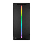 Aerocool Split USB 30 RGB con Ventana Negra  Caja
