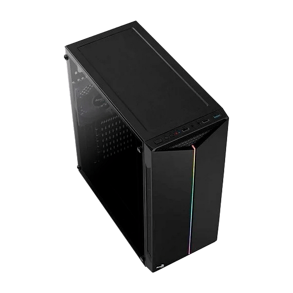 Aerocool Split USB 30 RGB con Ventana Negra  Caja