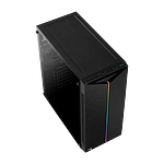 Aerocool Split USB 30 RGB con Ventana Negra  Caja
